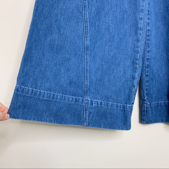 Ulla Johnson Denim Wide-Leg Jeans in Blue - Picture 11 of 15